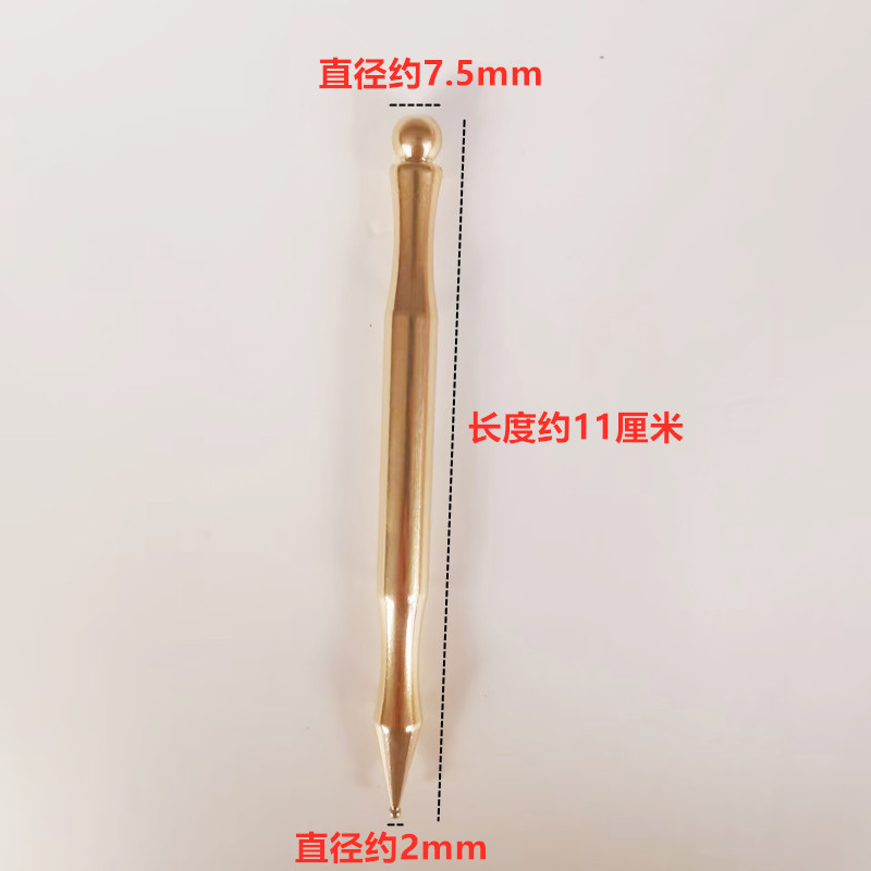 卸売り純銅探穴ペン真鍮弾性耳穴プローブ耳穴探ペン王は耳穴を残さずプローブを貼る
