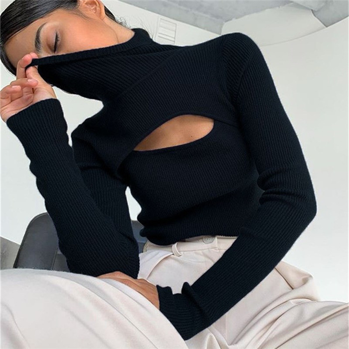 European and American long -sleeved long -sleeved T -shirt top…