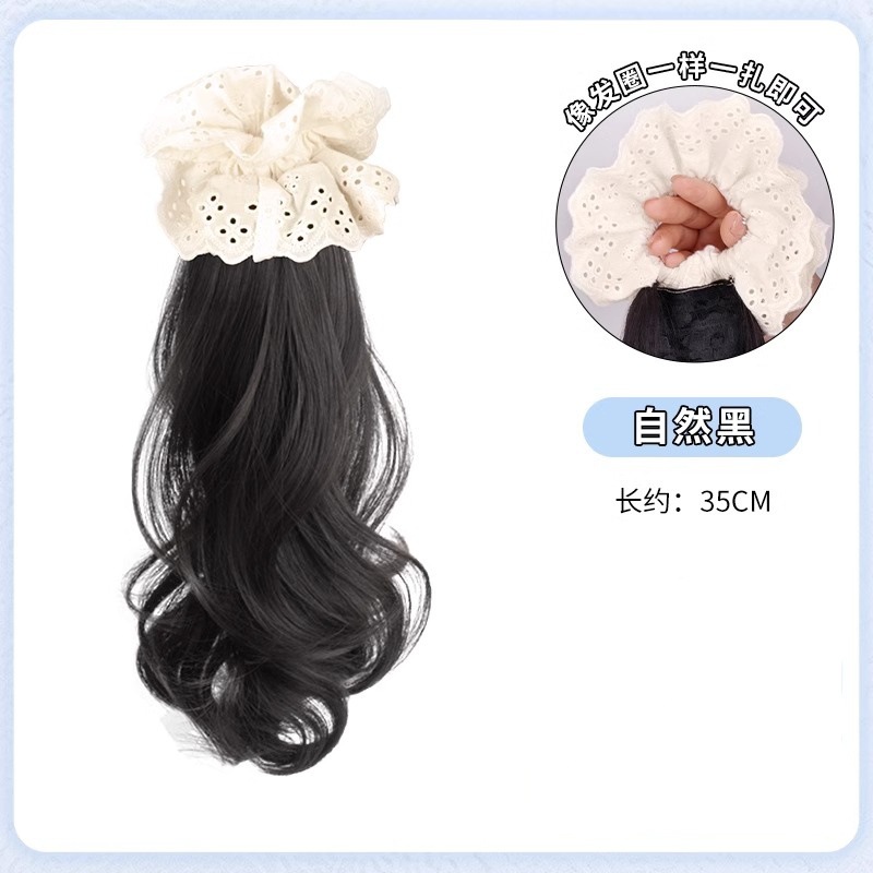 Peruca de trenza, cola de caballo