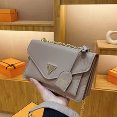 高顏值外貿輕奢鏈條包包女2023新款高檔休閒單肩包洋氣百搭斜挎包