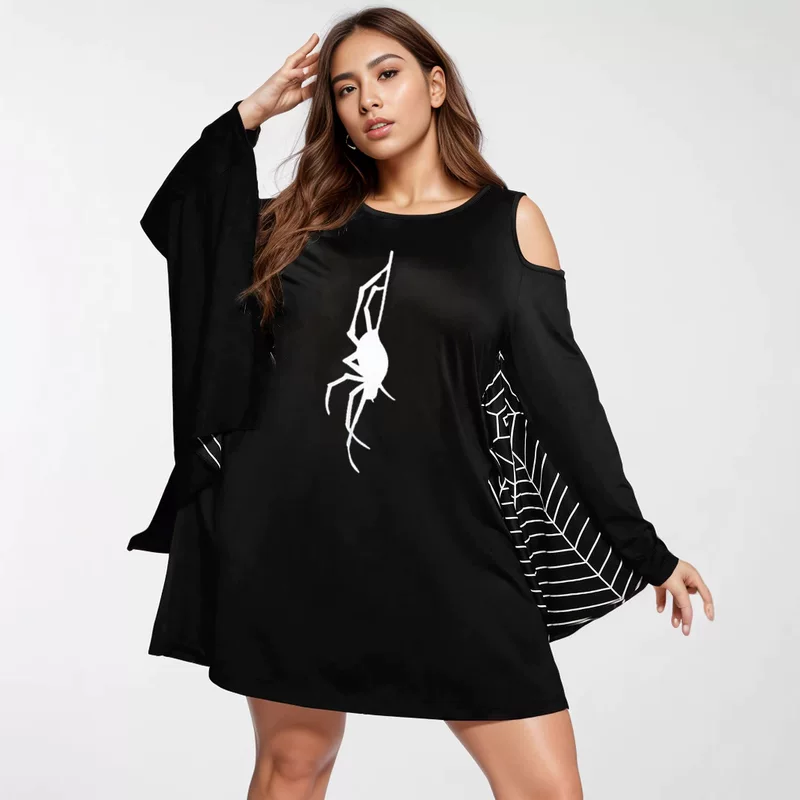 Платье, европейский стиль, импортное, на Хэллоуин, больших размеров, AliExpress