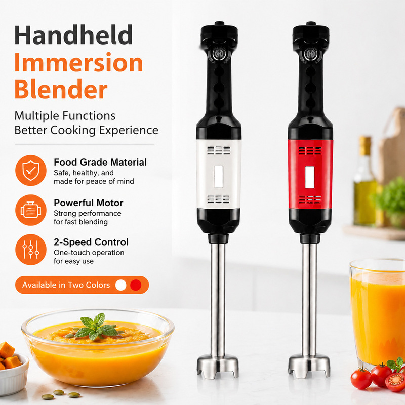 Commercial Handheld Blender Electric Immersion Mixer for Cream, Soup, Jam, and Food Processing Commercial Handheld Blender Electric Immersion Mixer for Cream, Soup, Jam, and Food Processing