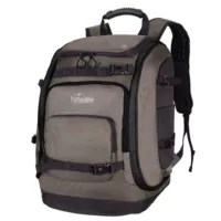 Amazon Открытый спортивный рюкзак 65L Большая емкость Оксфордская ткань альпинистская походная сумка (коричнево-серый)