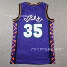 2025外贸批发篮球衣 太阳队35号杜兰特刺绣版篮球球服 运动休闲