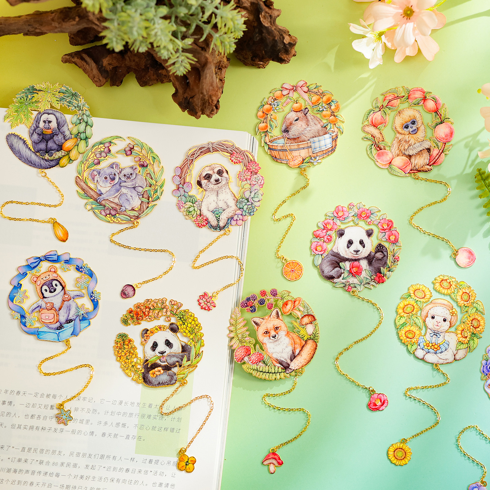 Atracciones destacadas del zoológico Marcadores de atracciones turísticas de metal Regalos de souvenirs para amigos Marcadores de letras