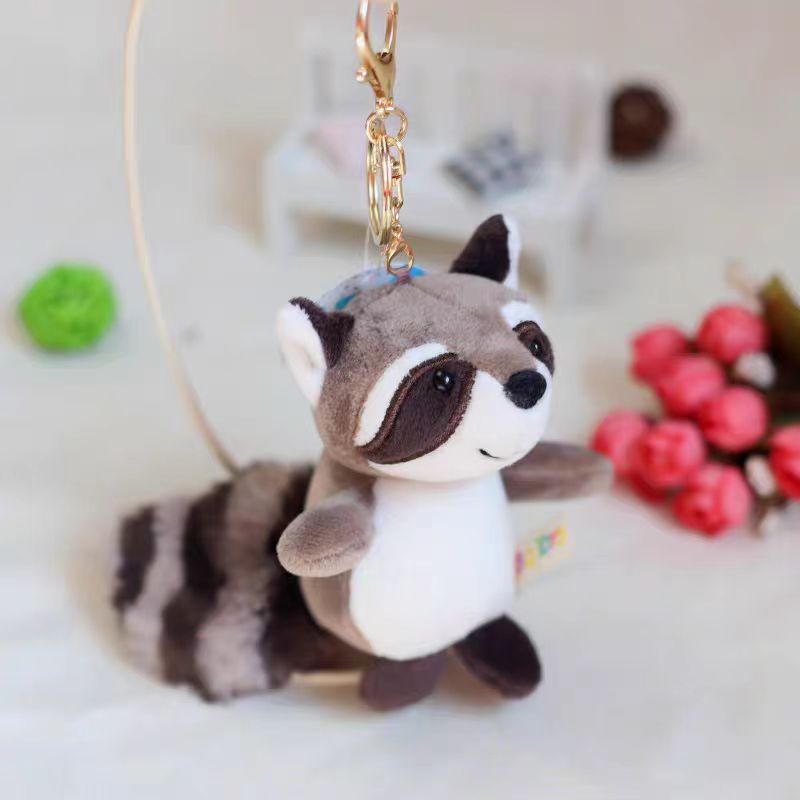 Nuevo transfronterizo jungla animal llavero elefante león colgante juguetes de peluche decoración bolsos llavero al por mayor