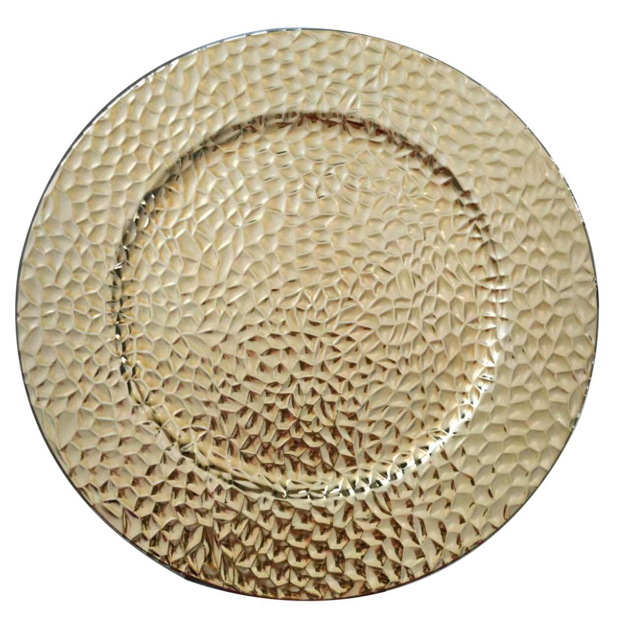 Plato de filete retro disco estampado plato de café plato de snack plato de platos de camping platos de carga