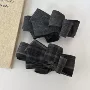 盘发气质多层灰色鲨鱼夹