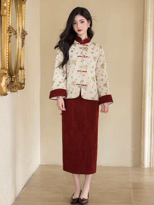 新中式改良旗袍2025新款红色敬酒服新娘女结婚订婚宴礼服裙年轻款|undefined