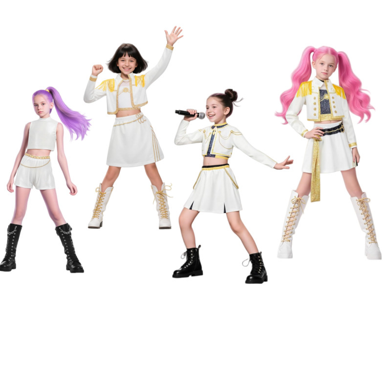 万圣节猎魔女团K-POP米拉鲁米佐依同款动漫cos服3D数码印花厂直销