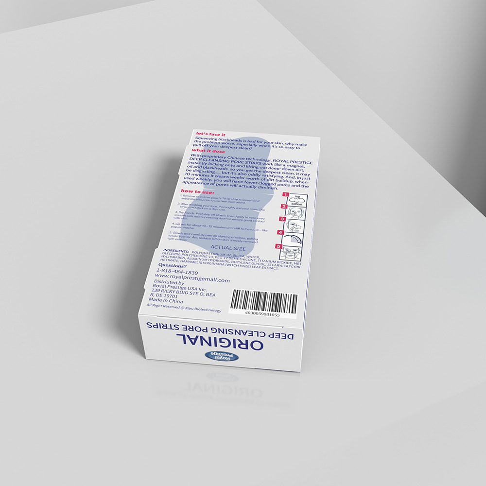 Mascarilla nasal despegable para puntos negros, limpieza de poros directa de fábrica