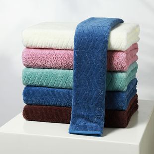 Coral fleece bath towel towel suit 70*140cm wrapping thickened adult bath towel beach towel household coral fleece