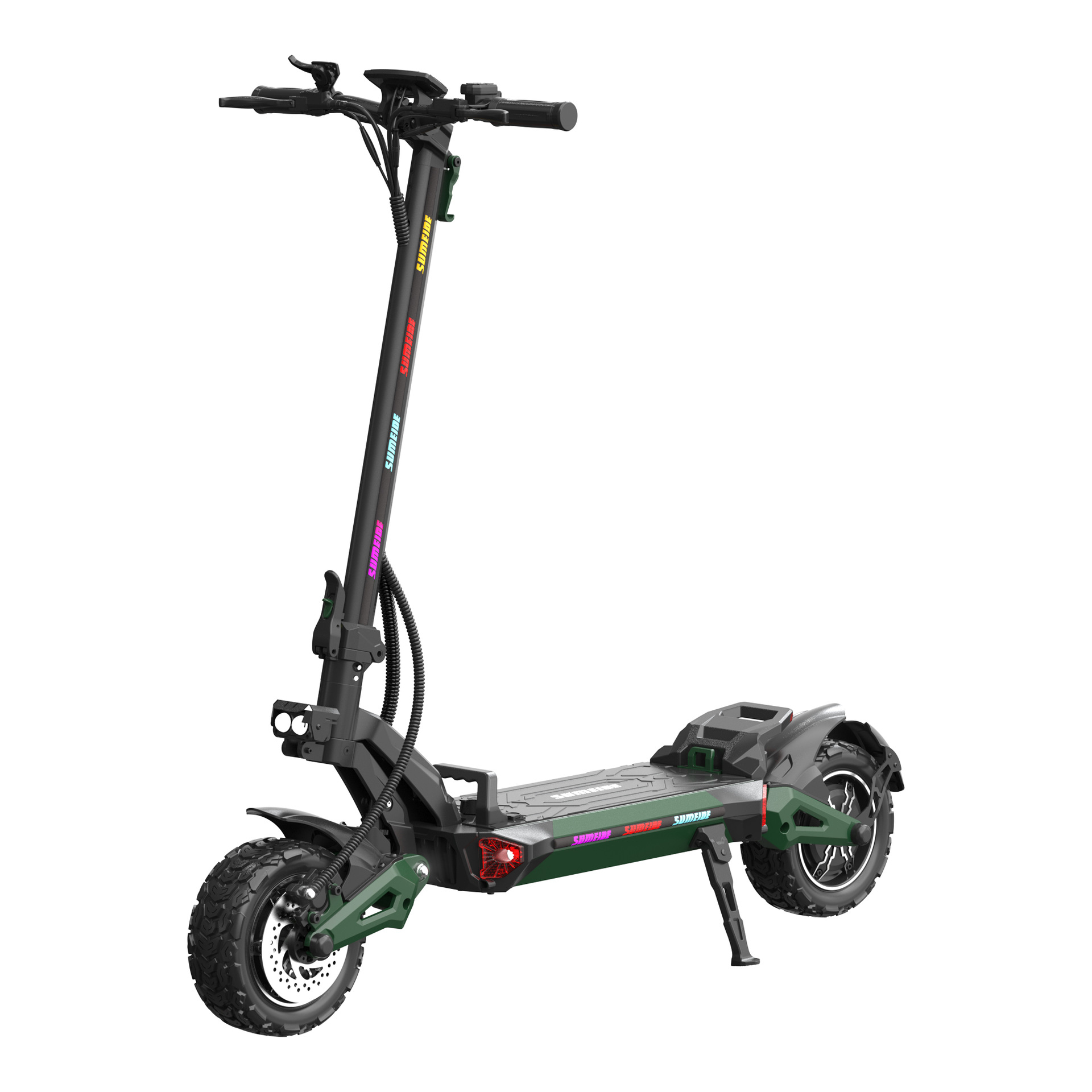 New adult foldable electric scooter with high power, long battery life, portable mini two-wheeled electric vehicle
