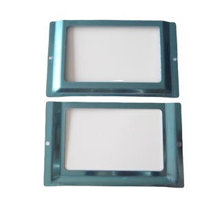 Stainless steel business card label frame label handle four corner label business card frame furniture simple hardware factory