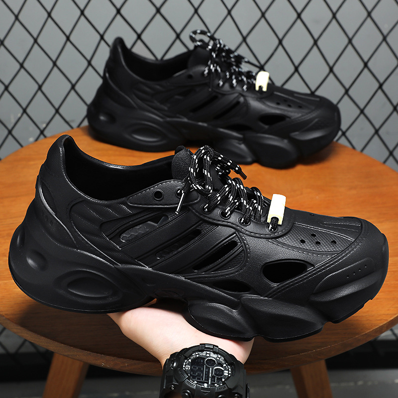 Sandalias hombre hueco verano nuevo transfronterizo talla grande zapatos de hombre zapatos con agujeros transpirables zapatos con cordones EVA hombres al por mayor