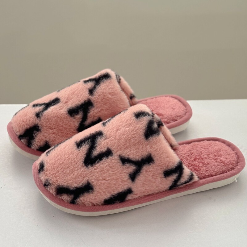 2024 New Autumn and Winter Home Indoor Floor Slippers for Women Couple Warm Non-Slip Household Plush Cotton Slippers for Men Wholesale