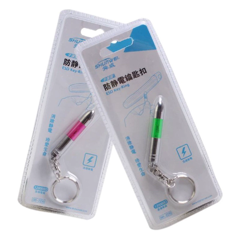 Автомобильный антистатический брелок Shun Wei, пуля, антистатический брелок, скорость для удаления статического электричества SD-2210
