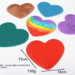 硅胶感官扭扭按压板sensory activity board硅胶解压玩具感官活动