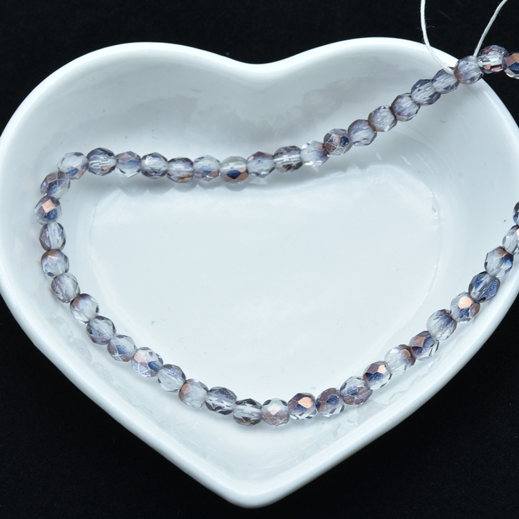 Nueva checa preciosa baoshiaosha fuego molienda perlas 9 colores 3, 4, 6, 8 perlas sueltas 100 piezas 1200 piezas