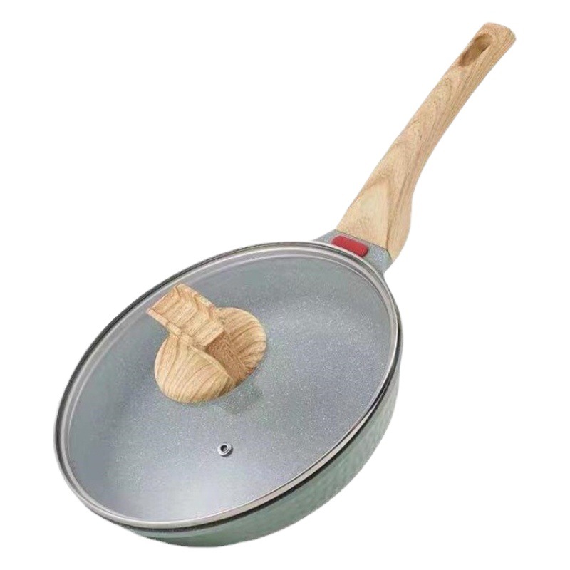 Hogar de fondo plano panqueque multiusos pan de múltiples capas para hornear bistec pan de humo sin aceite sartén antiadherente para sartén