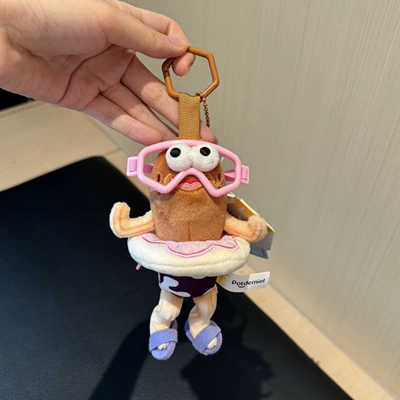 Authentic Bikini Bottom Resident — Pluş açarlıqlar - pink-donut-diving-happy-fish-small-pendant-genuine-authorization