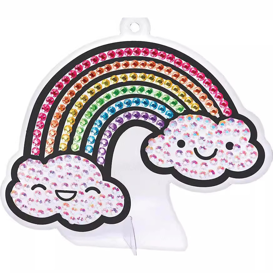 Transfronterizo Amazon yibile gran joya de cristal de color de diamantes pegatinas gratis pegatinas grandes gema de diamantes pegatinas pintura de diamantes