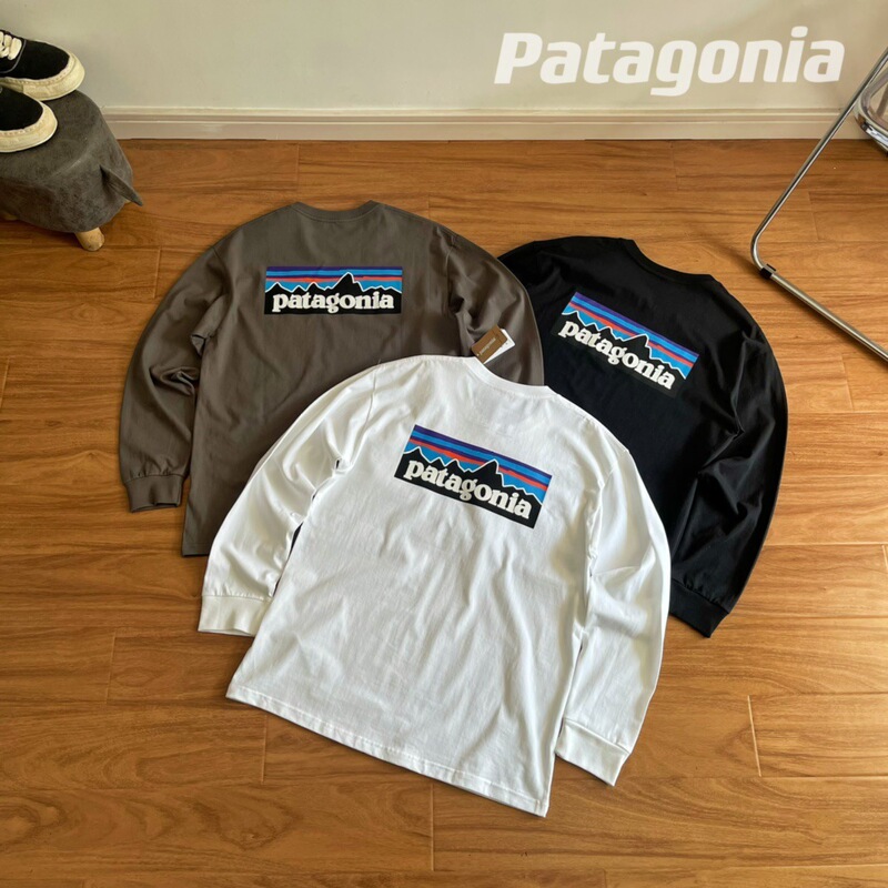 Cross-border Bata M's P-6 LogoEE Theme Series Organic Long-Sleeve T-Shirt, Loose Fit, White for Men Cross-border Bata M's P-6 LogoEE Theme Series Organic Long-Sleeve T-Shirt, Loose Fit, White for Men