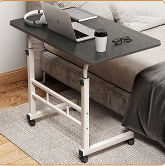 Mesa de cama simple elevación mesa de computadora móvil estante de almacenamiento perezoso mesa de estudio universitario mesa de estudio en casa image 3