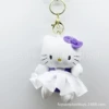 Purple + white skirt KT