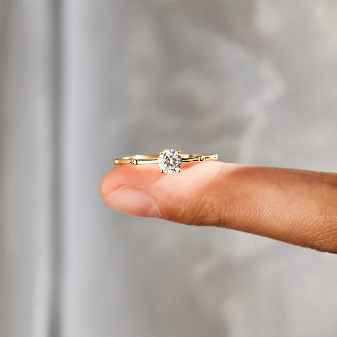 Daily, Honeymoon Occasion 925 Sterling Silver Zircon Geometric Rings