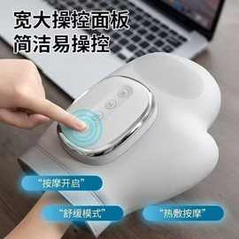 新款多功能电动手部按摩仪充电款手指按摩器气压加热理疗仪家用便
