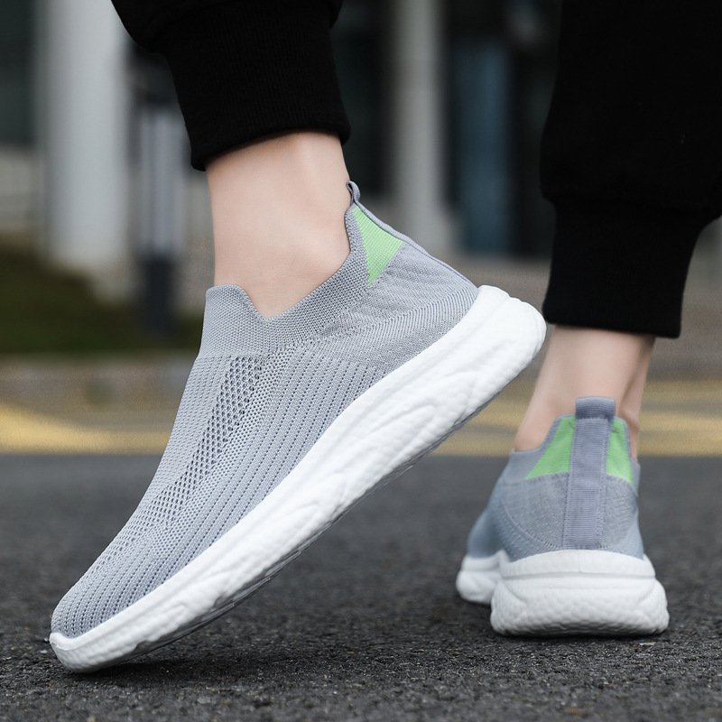 Calzado Calcetines superiores de alta elasticidad para hombre Calzado de hombre Calzado deportivo Primavera y verano Calzado de tela casual Transpirable y ligero