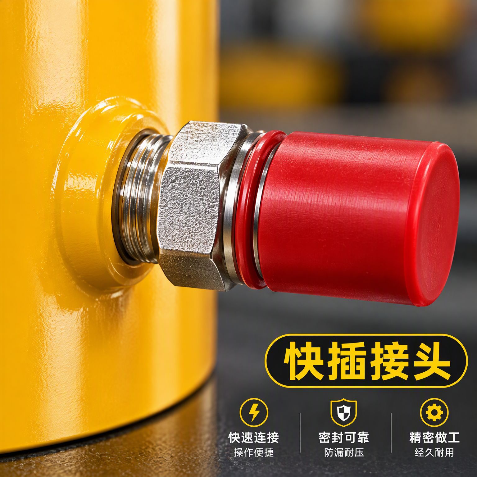 Gato Hidráulico Ultrafino RCS302 30 Toneladas Carrera 60 mm para Mantenimiento Mecánico