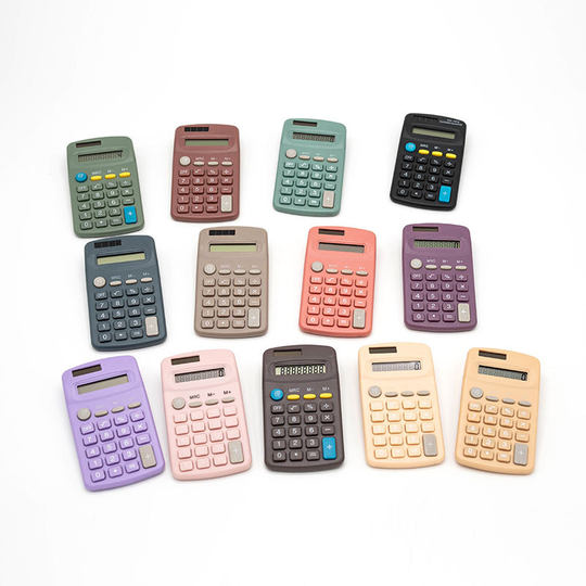 Mini Portable Calculator 402 Student Calculator 8-bit Electronic Computer Portable Multifunctional Foreign Trade