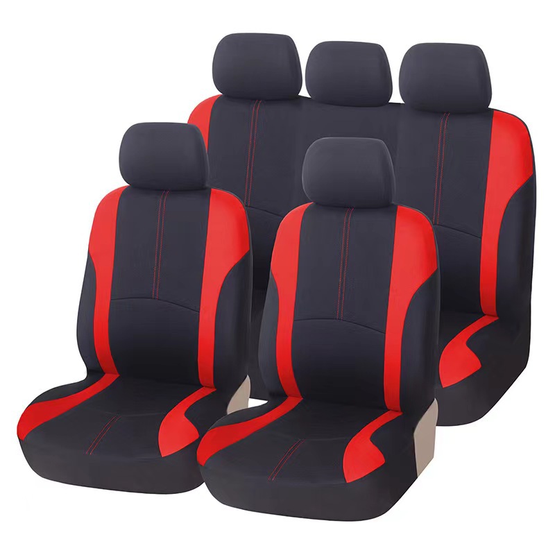 Universal Cross-Border Foreign Trade Car Seat Cover Factory for Mexico, Temu, Europe, America, and Russia, with Vertical Stripe and Pressed Waistline Design