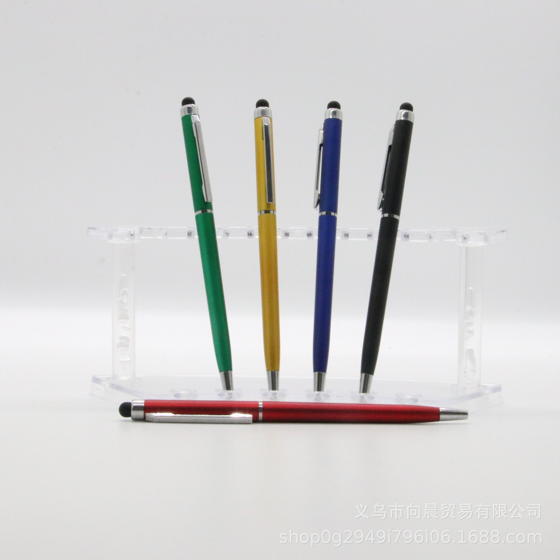 Plástico xiaogaoshi Hotel pluma con toque multifunción pluma dos en uno bolígrafo publicidad pluma promoción