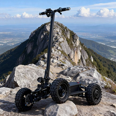 Factory direct MIA11 inch four-wheel electric scooter tilting body folding off-road vehicle high-speed four-wheel drive (Qatlanan elektrik skuterlər)