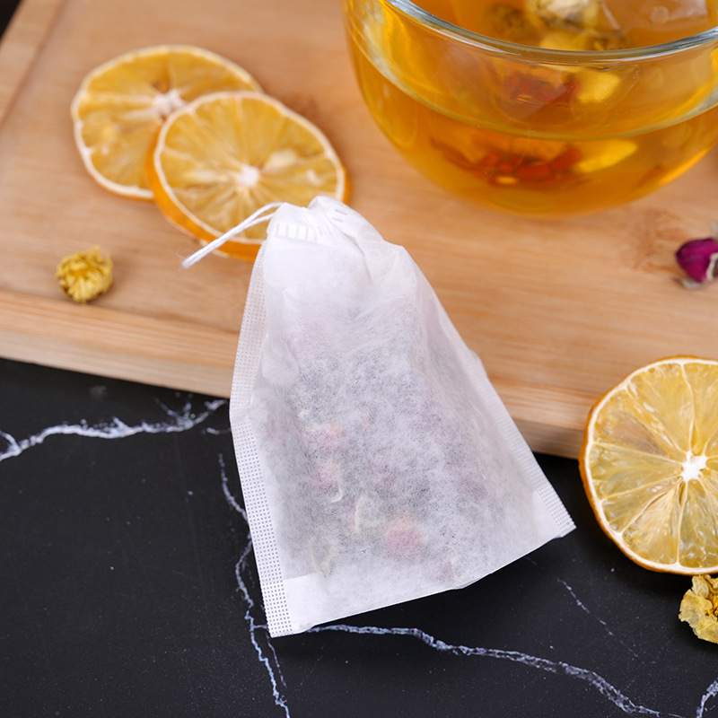 Bolsa de té desechable bolsa de decocción de medicina tradicional china bolsa de filtración bolsa de baño de pies bolsa de embalaje de té de fibra de maíz paquete pequeño