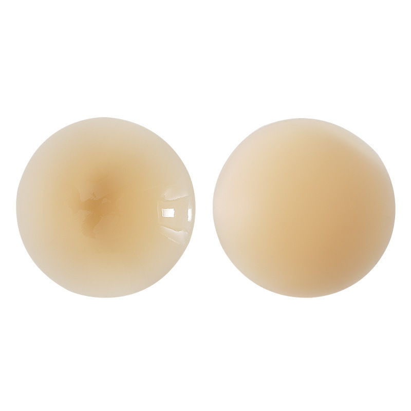 Fina Fu Sticker para el pecho pequeño El parche para el pecho impermeable de verano se puede usar repetidamente para el vestido de novia con tirantes antideslizantes finos y sin costuras de silicona