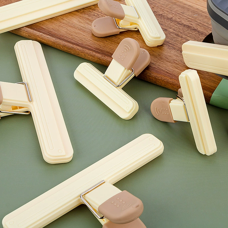 Зажим для упаковки пищевых пакетов для чая влагостойкий и свежий уплотнительный зажим для офисного зажима многоцелевой мощный зажим для закусок