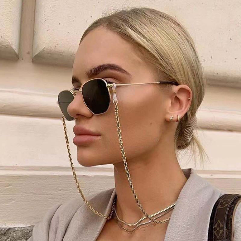 Glasses Chain Classification Casual Simple Style Solid Color Alloy Women's Glasses Chain