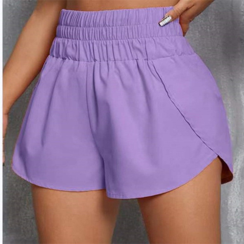 European and American Spring and Summer High-Waisted Women's Short Shorts Casual Elastic Loose Summer Sports Shorts