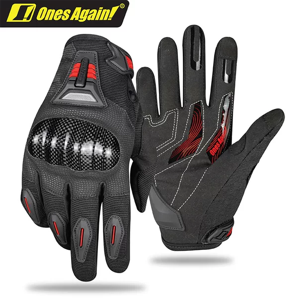 Motorcycle Riding Gloves Men's Summer Drop-resistant Breathable Motorcycle Racing Non-slip Wear-resistant Four Seasons Universal Carbon Fiber Gloves