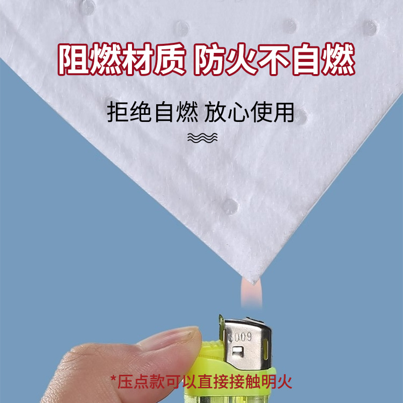 Campana extractora general Campana extractora de succión lateral de algodón absorbente de aceite Tanque de aceite Almohadilla de aislamiento de manchas de aceite Fieltro absorbente de aceite engrosado