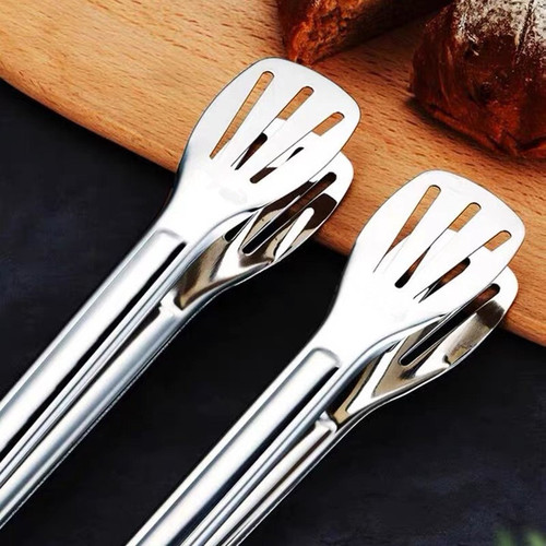Kitchen tool clip anti-scalding food clip household 201 stainless steel thickened food clip barbecue clip steak bread