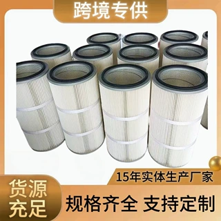 PTFE覆膜除尘滤筒 粉尘回收滤芯 工业用涂装喷砂抛丸机吸尘滤筒