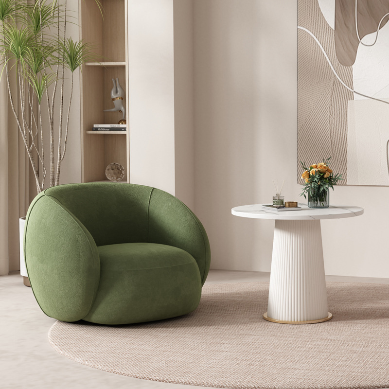 Salón de belleza sala de descanso departamento de ventas negociación sofá individual mesa redonda combinación de balcón sofá silla sala de estar