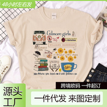 ���羳ŷ�롿Gilmore Girls t-shirts women manga graphic haraj