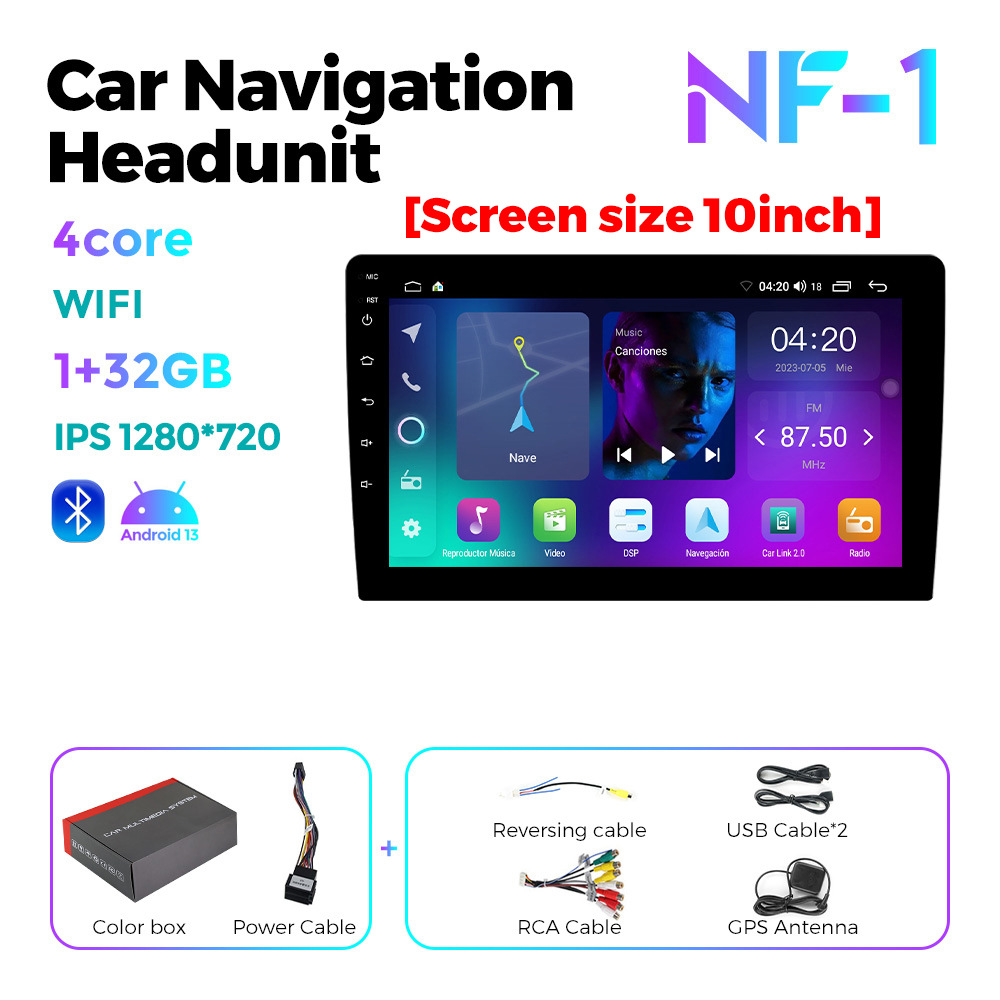 Navifly transfronteriza venta al por mayor caliente Ziguang zhanrui coche multimedia Carplay Android universal host