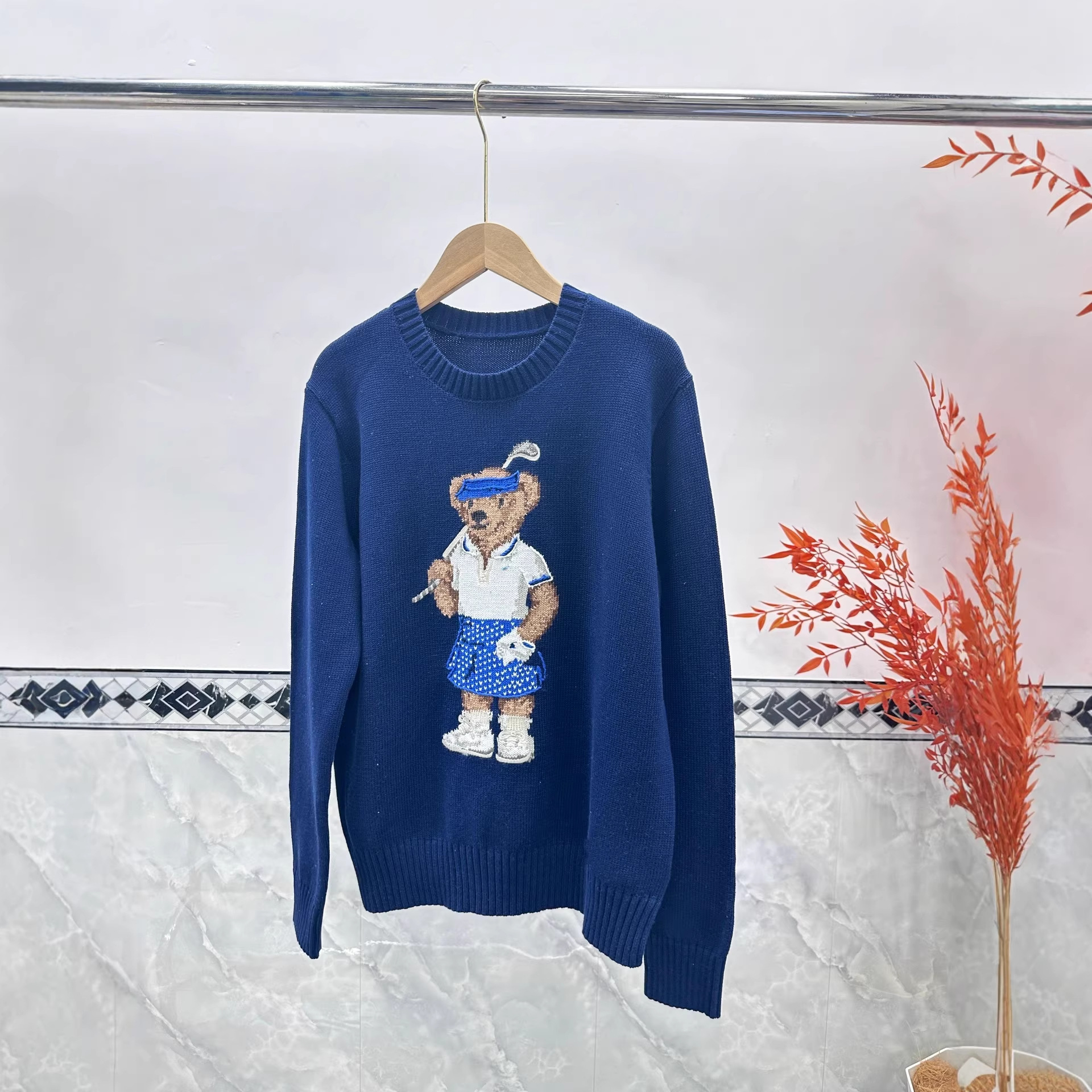 Ralph Lauren Ayı Seriyalı Trikotaj Sviter